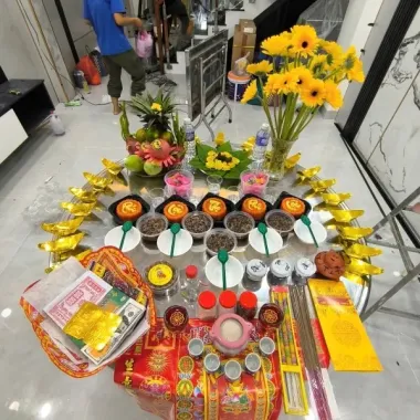 Mâm Cúng Nhà Mới