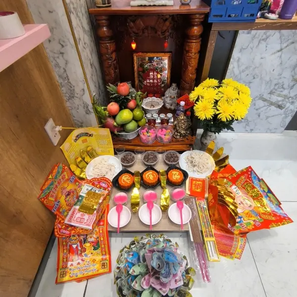 Mâm Cúng Thần Tài