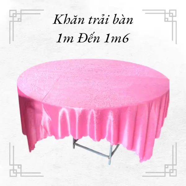 Khăn trải bàn kích thước 1m x 1m6