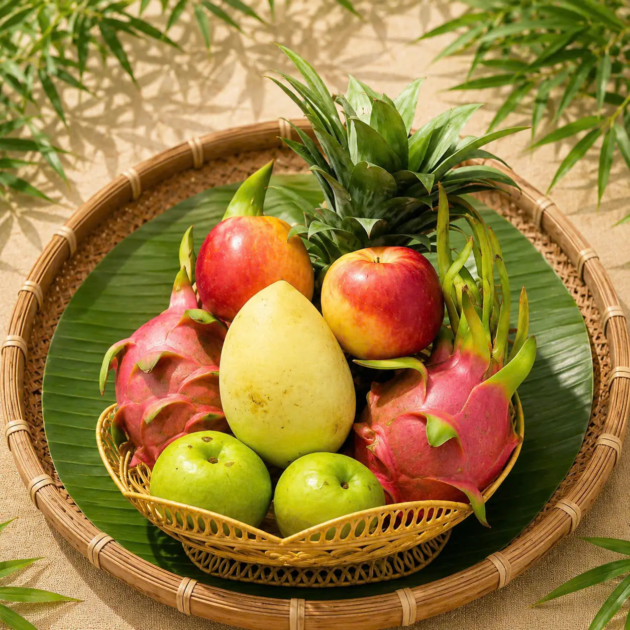 Trái Cây Ngũ Quả Cúng 